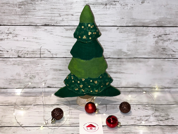 Stoff Tannenbaum - ITH-Stickdatei